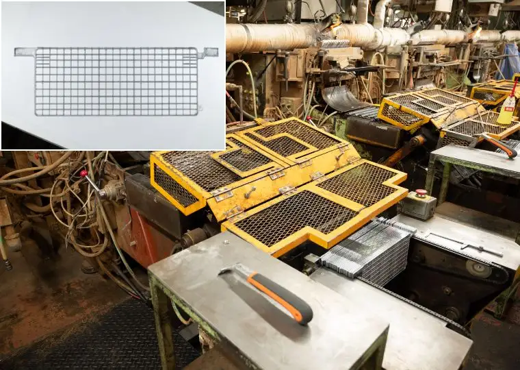 Electrode Plate Process (Negative, Paste Type) – Grid Casting