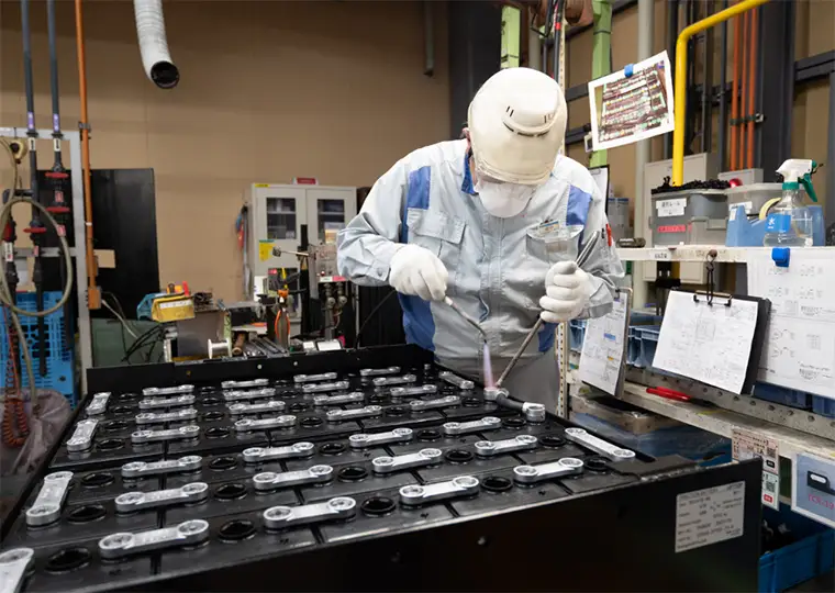 組電池仕上工程